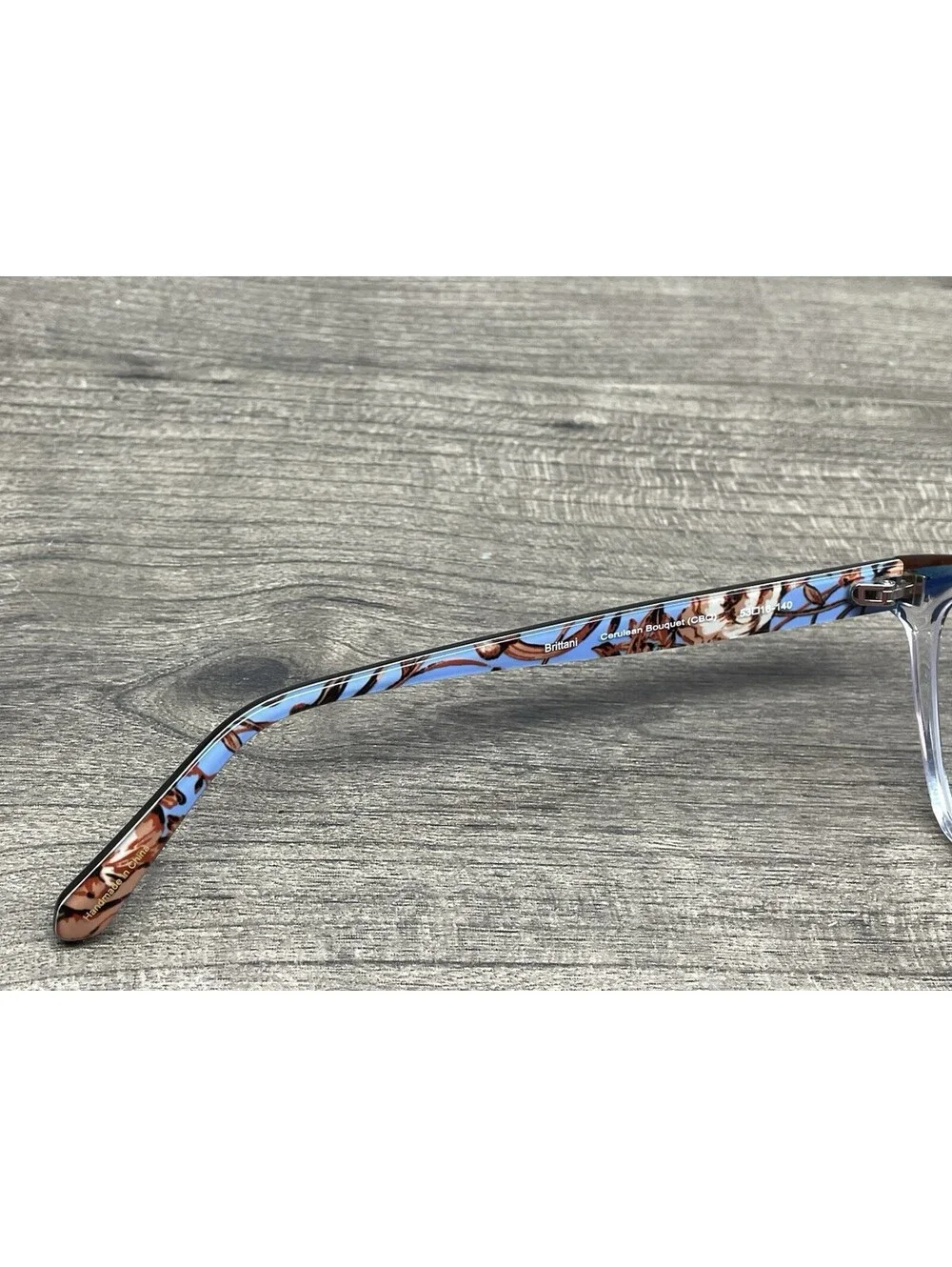 Vera Bradley Eyeglasses BRITTANI Cerulean Bouquet 53[]16-140 Clear Blue Frames